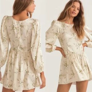 Floral Cream Dress